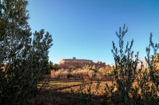 Ait-Ben-Haddou è nata come citt� fortificata, o ksar, lungo la rotta carovaniera tra il deserto del Sahara e l'attuale citt� di Marrakech._2